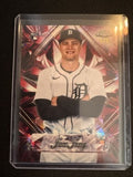 2025 Topps Chrome Sapphire Selections Jace Jung RC RED 5/5 Detriot Tigers