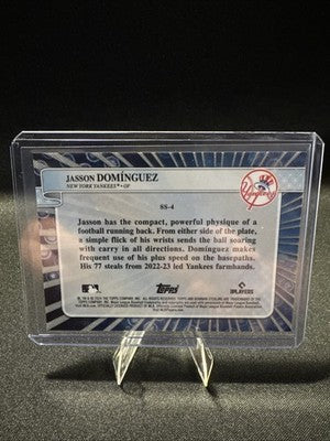 2024 Bowman Sterling Jasson Dominguez Superstars SS-4 RC
