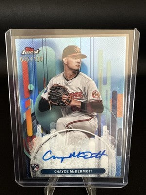 2025 Topps Finest Autograph Chayce McDermott FA-CMC Light Blue /150