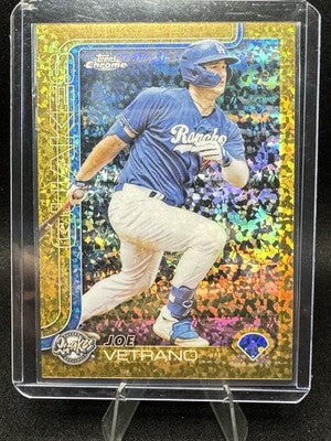 2025 Topps Pro Debut Chrome Joe Vetrano #PDC-63 Gold Mini Diamond Refractor /50