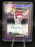 2024 Topps Chrome Update Logan O'Hoppe Autograph Purple Refractor /250