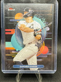 2025 Topps Finest Giancarlo Stanton Black Refractor /15 #105