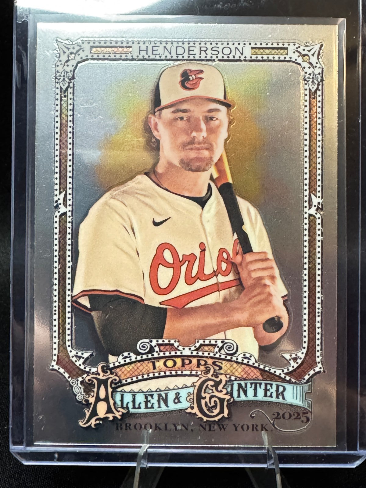 Gunnar Henderson 2025 Topps Allen & Ginter Chrome Parallel SP #79 Orioles