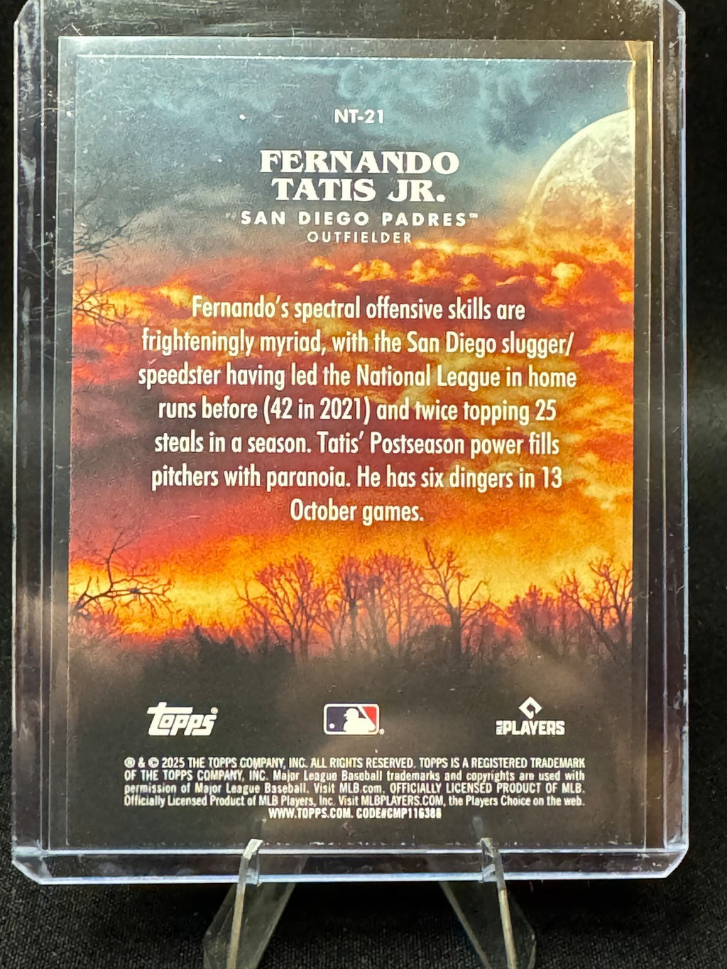 2025 Topps Update Fernando Tatis Jr  Pink Foil #NT-21