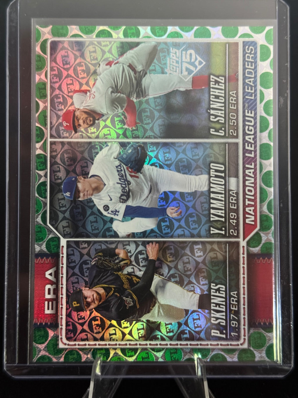 2026 Topps Series One ERA Leaders Green Spring Training /99 #203