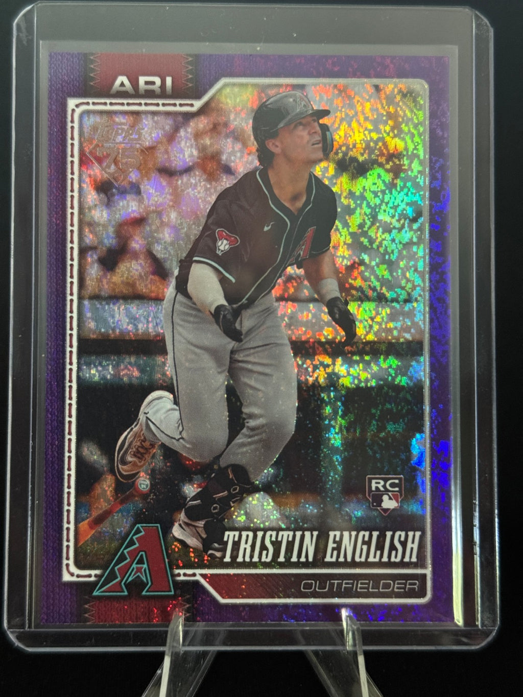 2026 Topps Series 1 - Tristin English #346 Purple Holofoil /250 (RC)