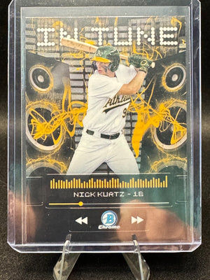 2024 Bowman Draft Nick Kurtz In Tune #IT-3 Athletics