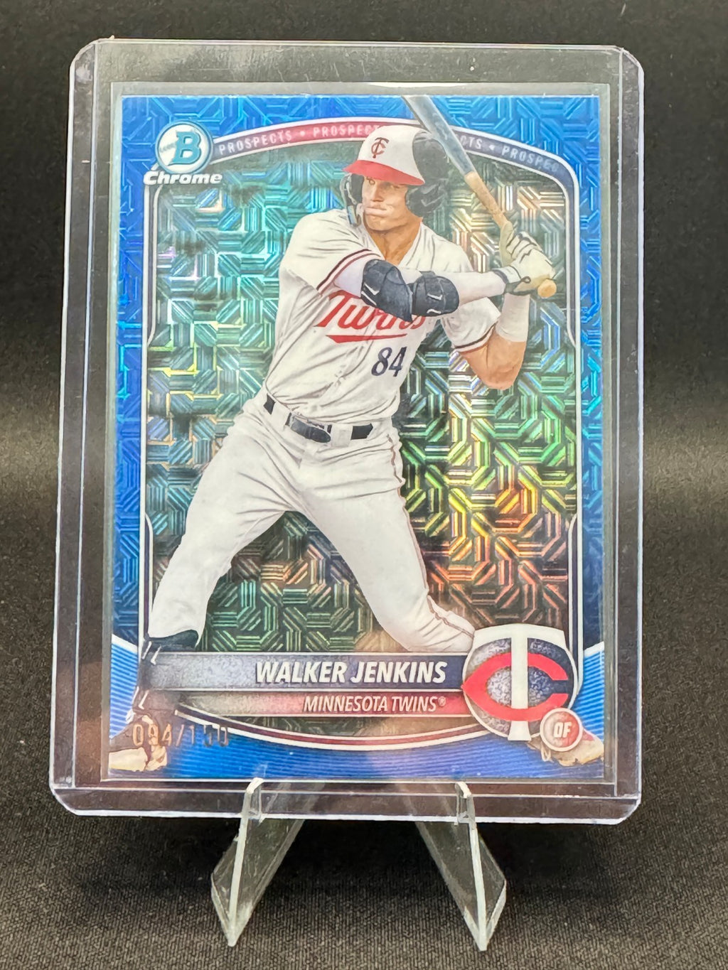 2025 Bowman Chrome Prospects Walker Jenkins  Blue Mojo Refractor /150 (RC)
