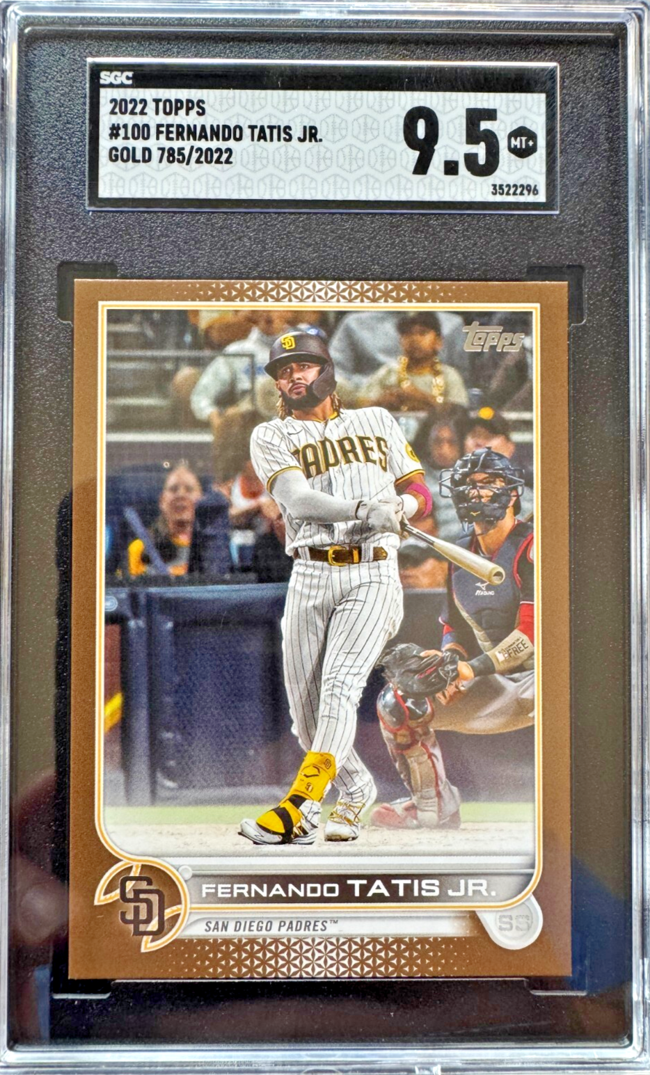 2022 Topps Gold #100 Fernando Tatis Jr. /2022 SGC 9.5
