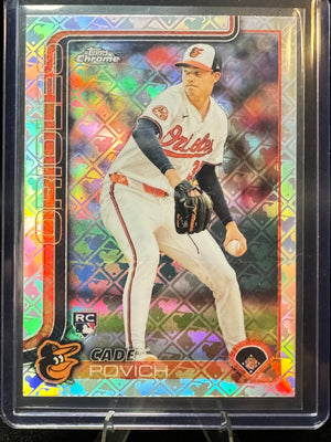 2025 Topps Chrome Logofractor Edition #140 Cade Povich