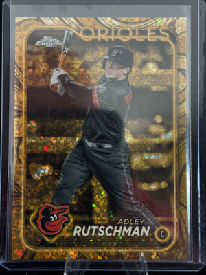 2024 Topps Gilded Collection - Adley Rutschman #35 /50 Mini-Diamond Gold