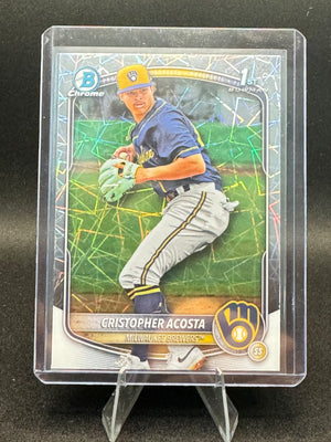 2025 Bowman Chrome #BCP-176 Cristopher Acosta Prospects Laser