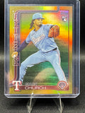 2025 Topps Update Series Marc Church RC #US227 Gold Foil Parallel #08/50 Rangers