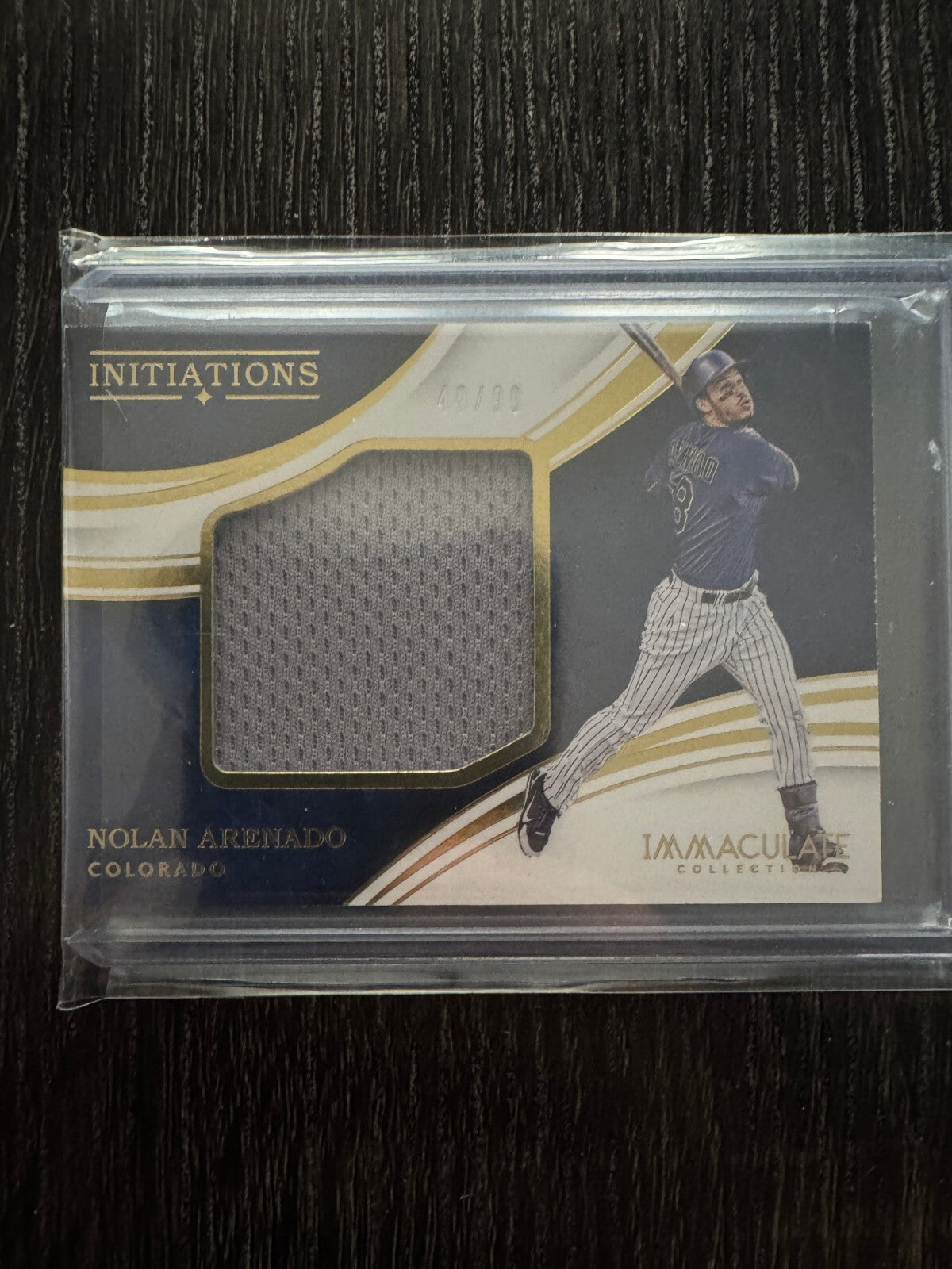 2016 Panini Initiations Nolan Arenado IIJ-NA Relic 49/99