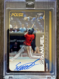 2024 Pulse Baseball Samuel Basallo Gold Auto 7/10 PF-SB
