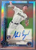 2025 Topps Chrome Adam Mazur RA-AM /499 AUTO