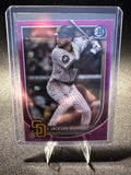 2025 Bowman Chrome Fuchsia Wave Refractors #38 Jackson Merrill Rookie 99/299