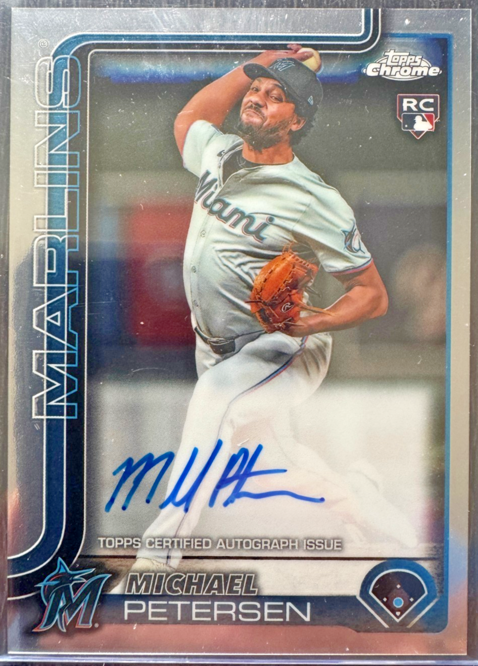 MICHAEL PETERSON 2025 TOPPS CHROME ROOKIE AUTO #RA-MP