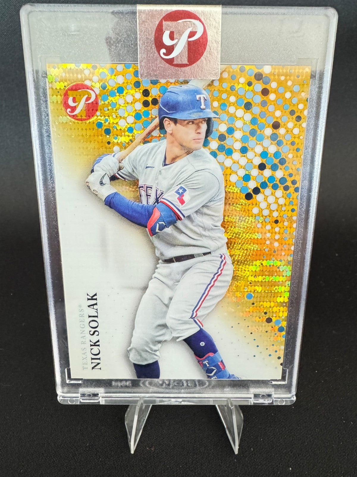 2022 Topps Pristine Pristine Gold Refractor #/50 Nick Solak #161 Texas Rangers
