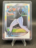 2025 Bowman Chrome AGUSTIN RAMIREZ Red Rookie Refractor Miami Marlins #91 (RC)