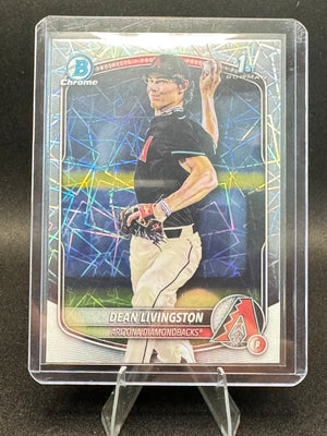 2025 Bowman Draft #BDC-175 Dean Livingston Chrome Laser Refractor