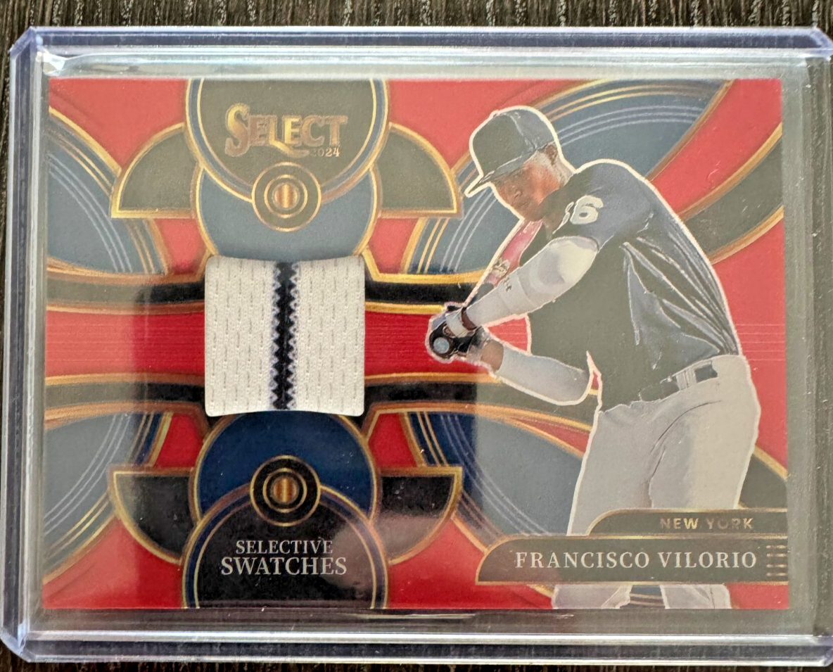 2024 Panini Select - Selective Swatches Francisco Vilorio #SS-FV Red Prizm /99