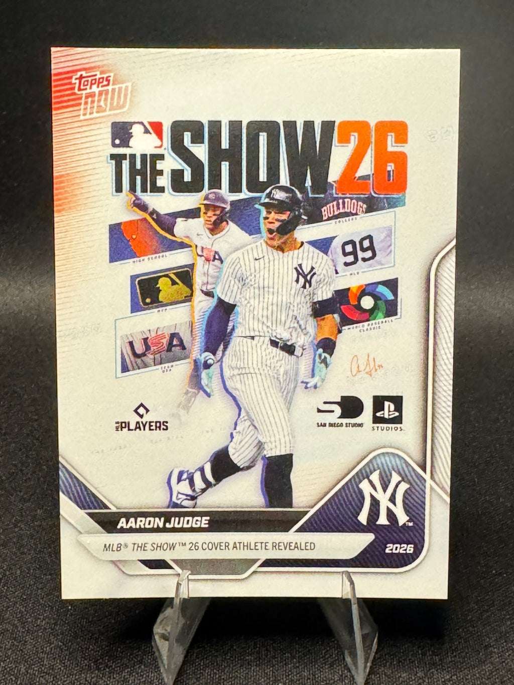 2026 Topps Now Card OS-19 Aaron Judge The Show - New York Yankees