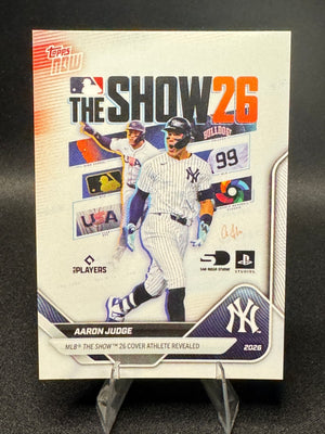 2026 Topps Now Card OS-19 Aaron Judge The Show - New York Yankees