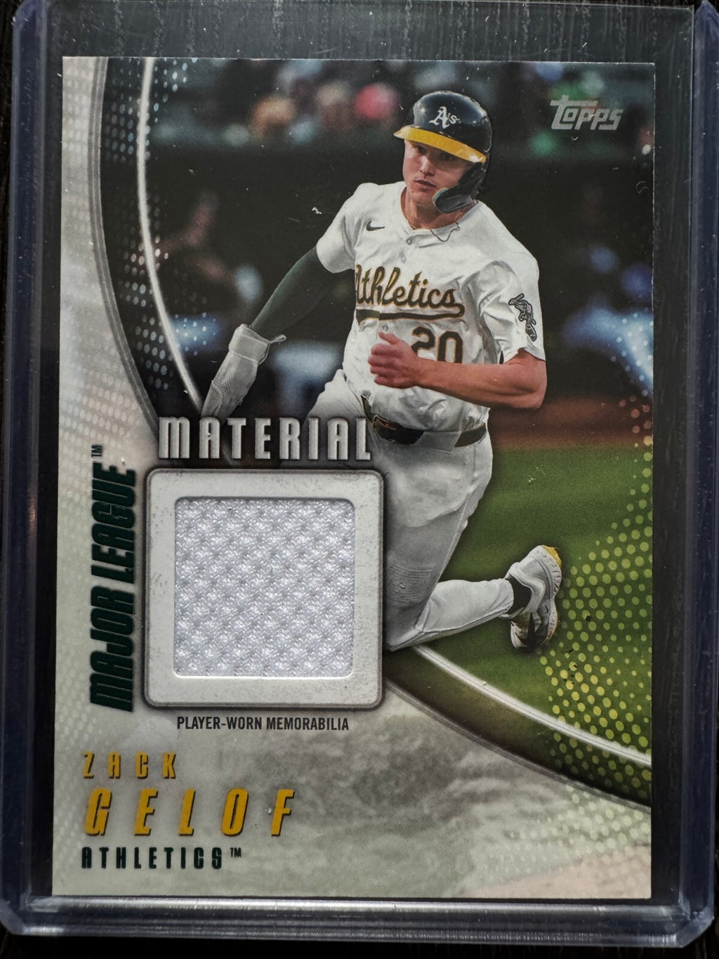 2025 Topps Series 1 - Major League Material Zack Gelof #MLM-ZG (MEM)