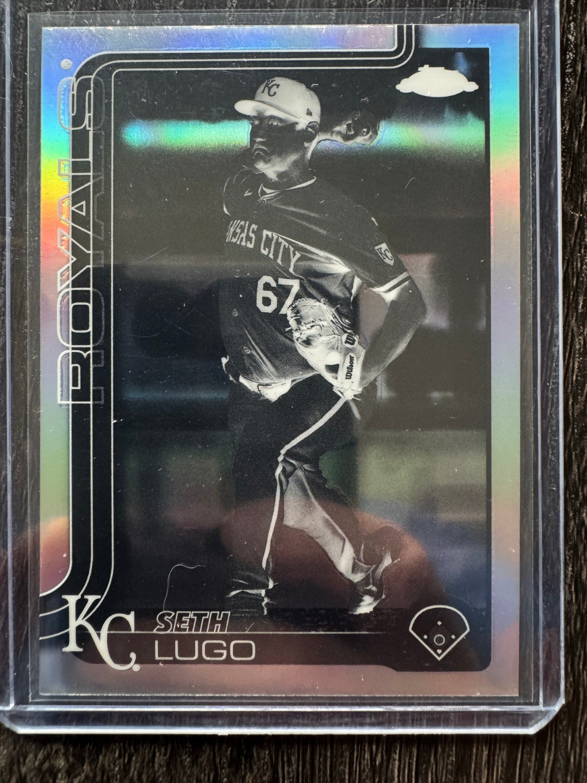 2025 Topps Chrome Seth Lugo Negative Refractor #94