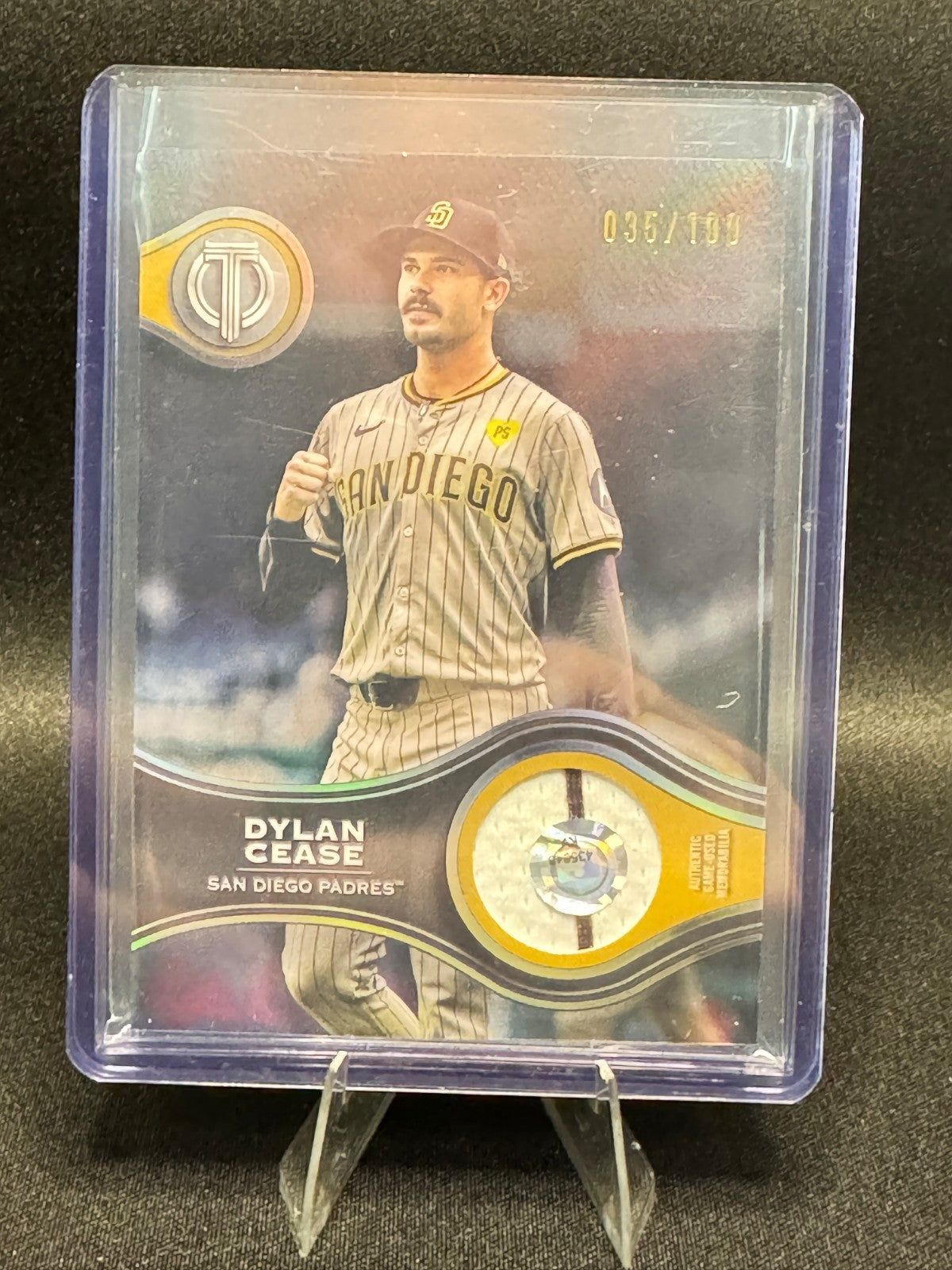 2025 Topps Tribute - Stamp of Approval Relics Dylan Cease #SOA-DC /199 (MEM)
