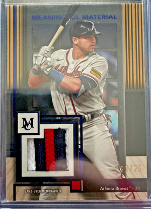 2024 Topps Museum Collection Meaningful Material 22/25 Austin Riley #MMR-ARI