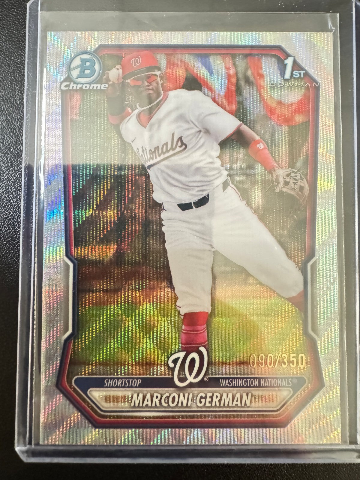 2026 Bowman #BCP-100 1st Marconi German Wave Refractor #/350