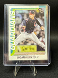 2025 Topps Update Logan Allen #US288 - Vintage Stock Variation #/99 Guardians