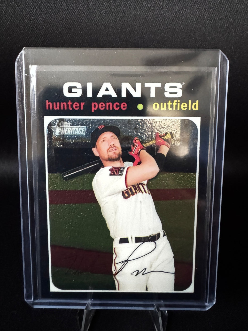 2020 Topps Heritage High Number - Hunter Pence #THC-511 Chrome /999