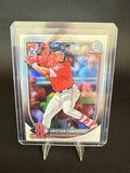 2025 Bowman Kristian Campbell #58 SP Rookie Red RC Chrome Variation Red Sox
