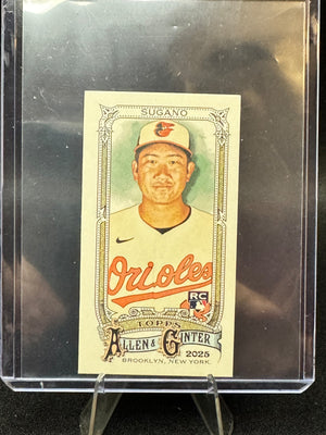 Tomoyuki Sugano 2025 Topps Allen & Ginter X #149 Mini Rookie