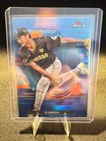 2025 Topps Finest YU DARVISH #157 Uncommon Sky Blue Refractor /250 Padres
