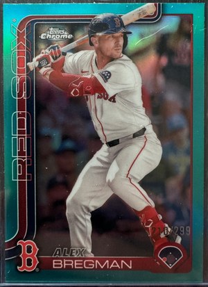 2025 Topps Chrome Baseball Alex Bregman #247 Aqua /299
