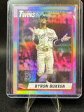 2025 Topps Update Byron Buxton 1990 35th Anniversary Pink Foil Minnesota Twins
