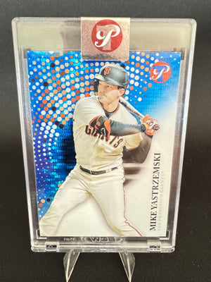 2022 Topps Pristine Encased Blue Refractor /75 Mike Yastrzemski #77