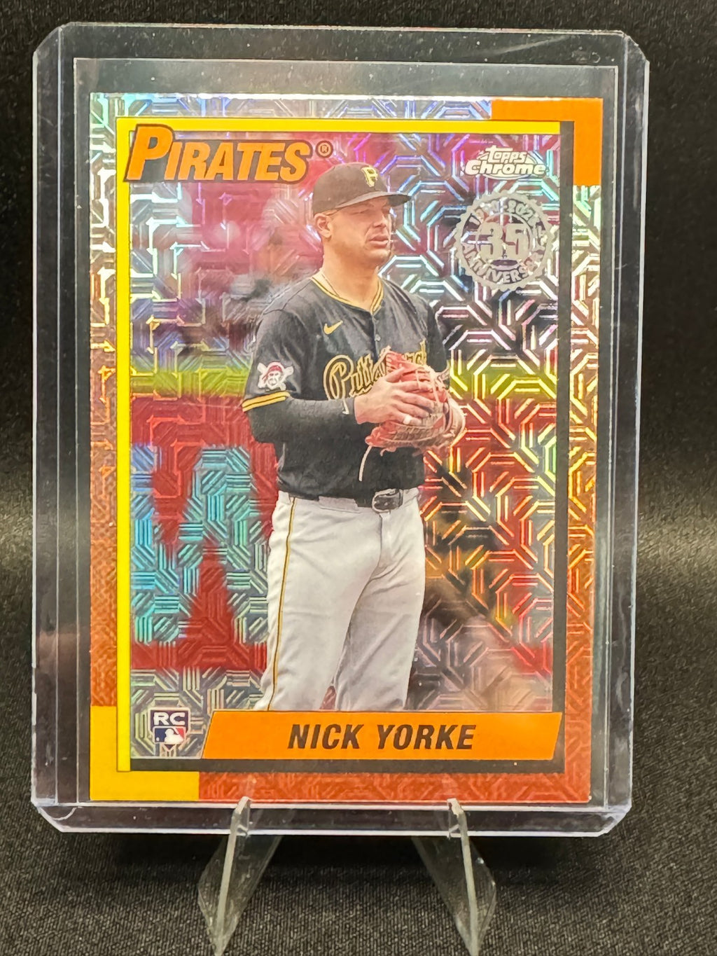 2025 Topps Series Silver Pack Nick Yorke Chrome Mojo Refractor T90C-133