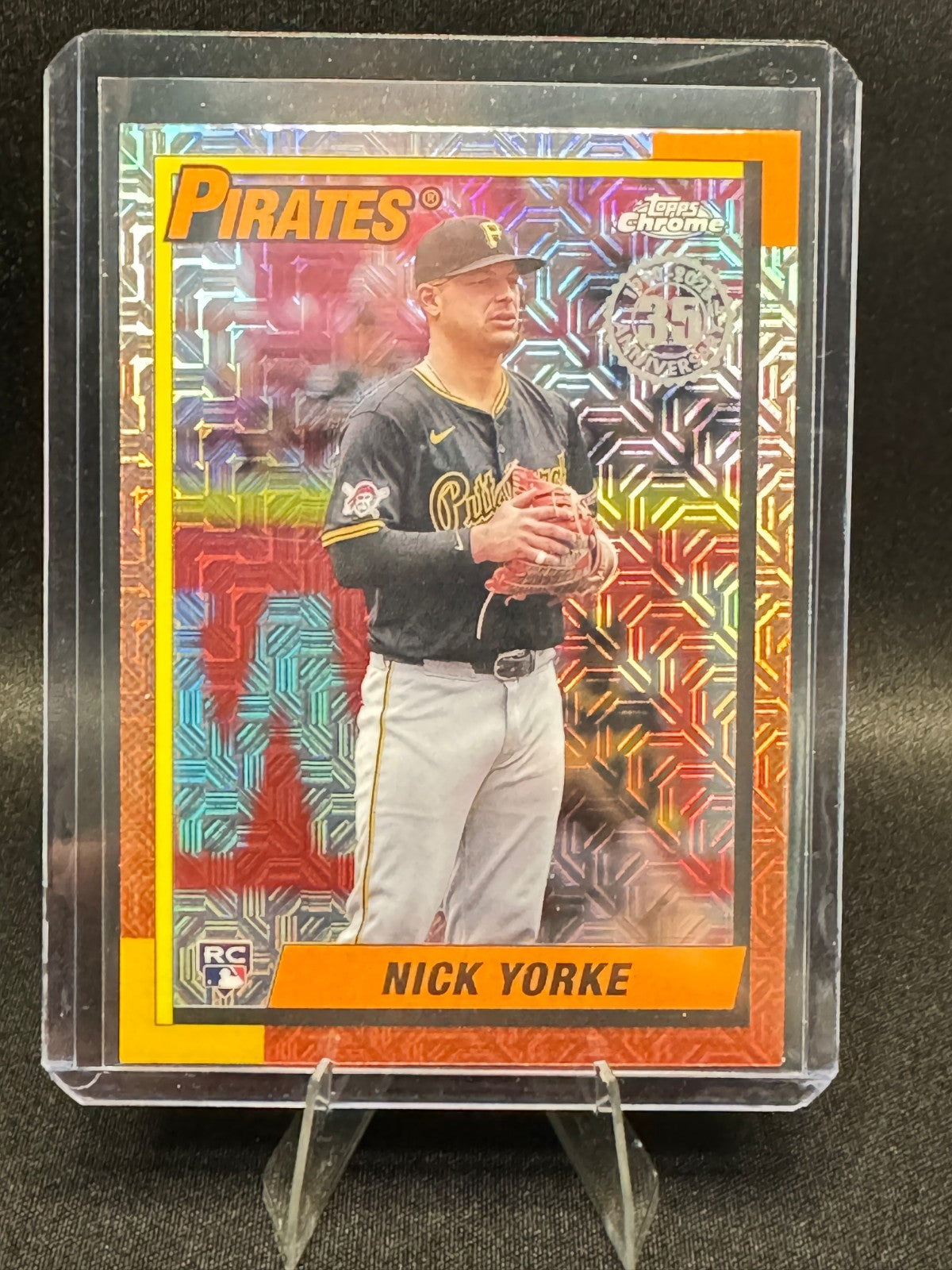 2025 Topps Series Silver Pack Nick Yorke Chrome Mojo Refractor T90C-133