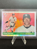 2025 Topps Chrome Platinum Hideki Matsui Topps Logo Refractor /499 #228 Yankees