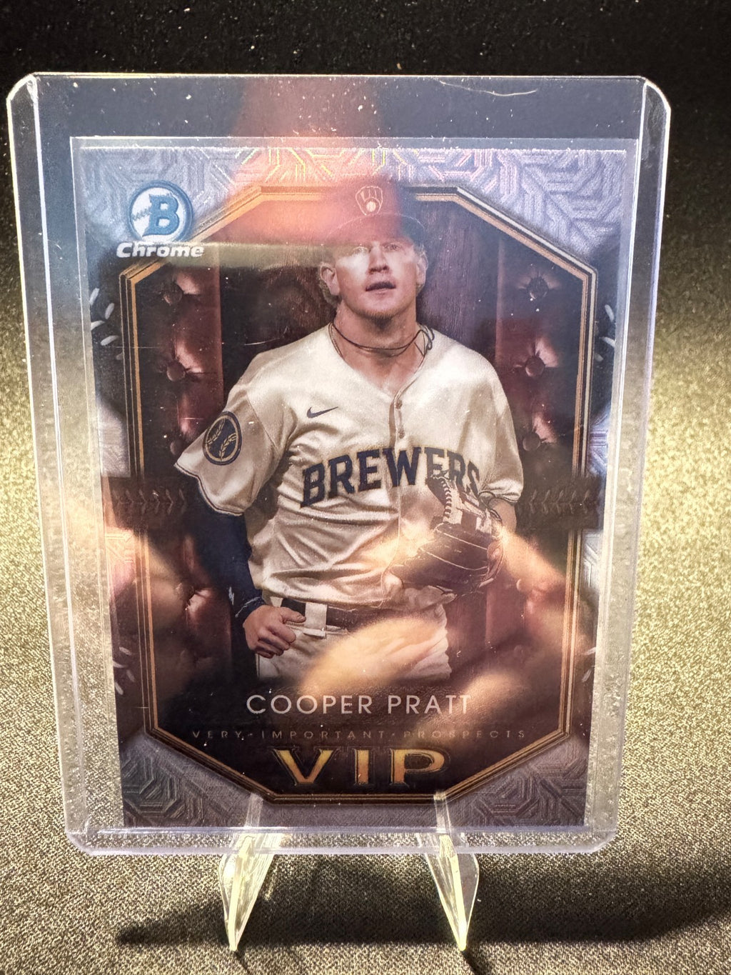 2025 Bowman Chrome - Cooper Pratt - Very Important Prospects #VIP-15 Mojo Mega