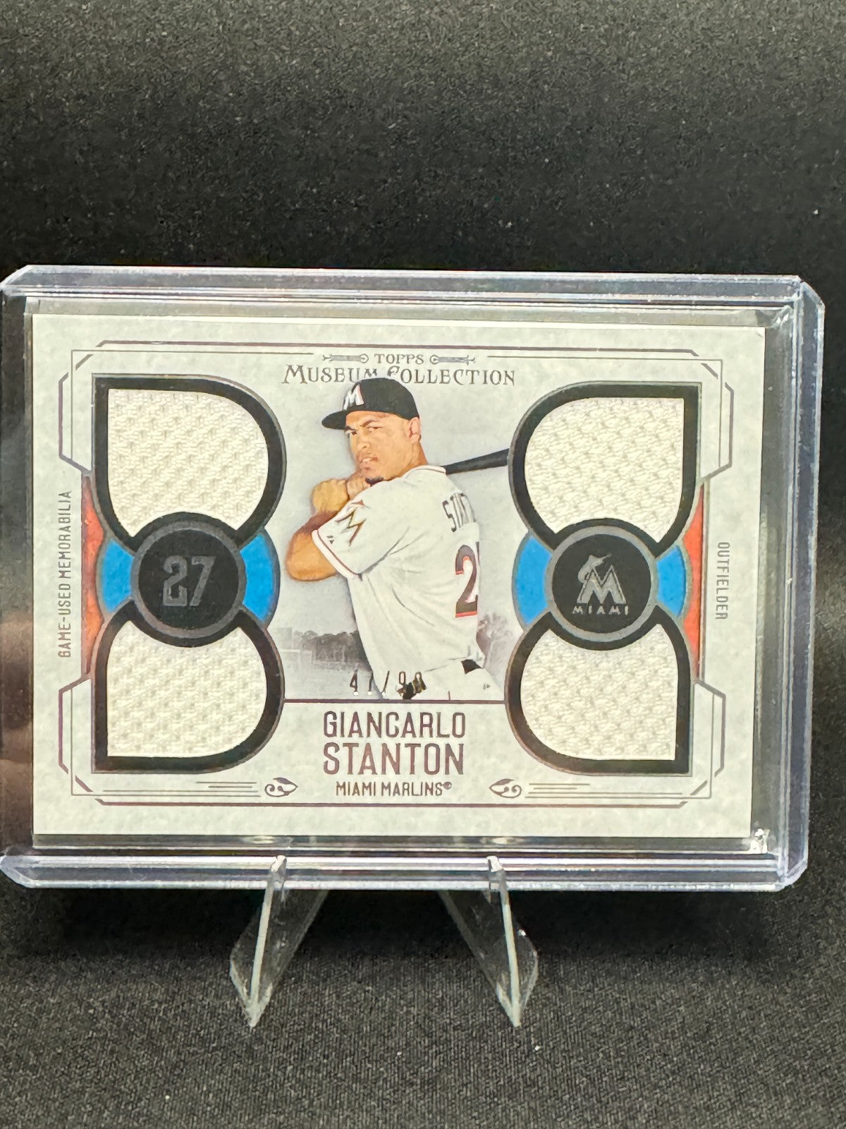 2015 Museum Collection-Giancarlo Stanton Quad Patch /99 PPQR-GSN