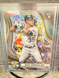 2024 Bowman's Best Mini-Diamond Refractor /299 Nick Gonzales #52 Rookie RC