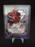 2025 Bowman Chrome Rookie Autographs Blue Refractors Kristian Campbell 60/150