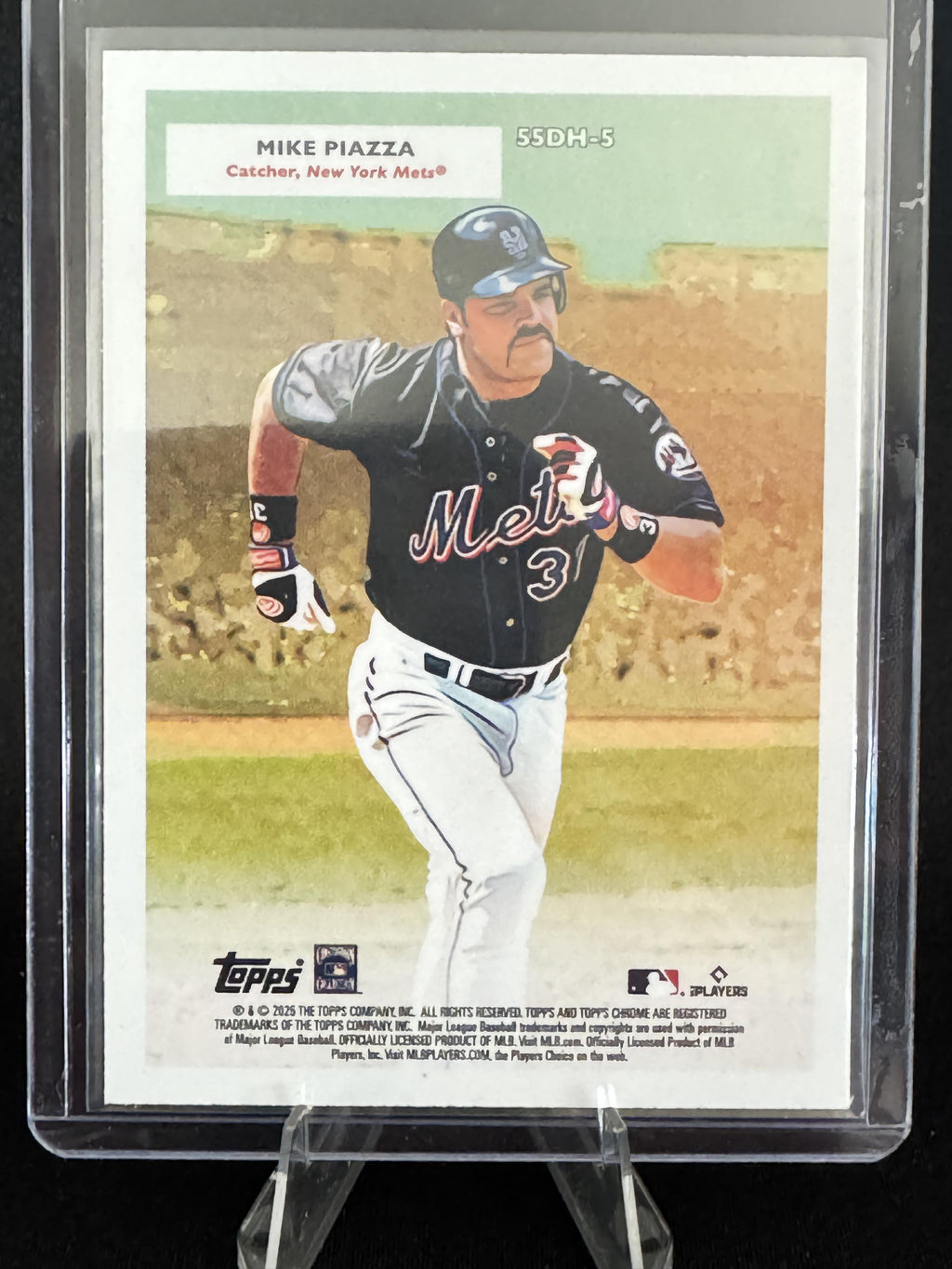 2025 Topps Chrome Platinum #55DH-5 Mike Piazza / Francisco Lindor