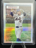 2025 Topps Chrome Platinum #55DH-5 Mike Piazza / Francisco Lindor